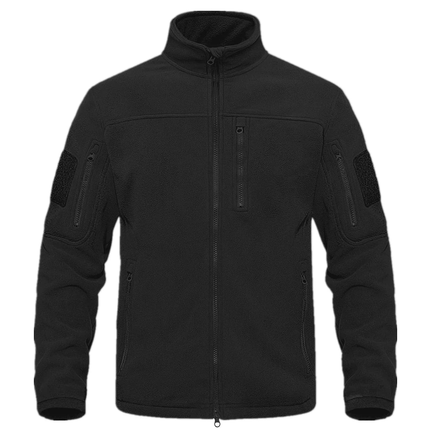 Veste polaire col montant thermique mi-haute pour pêche automne hiver activités outdoor