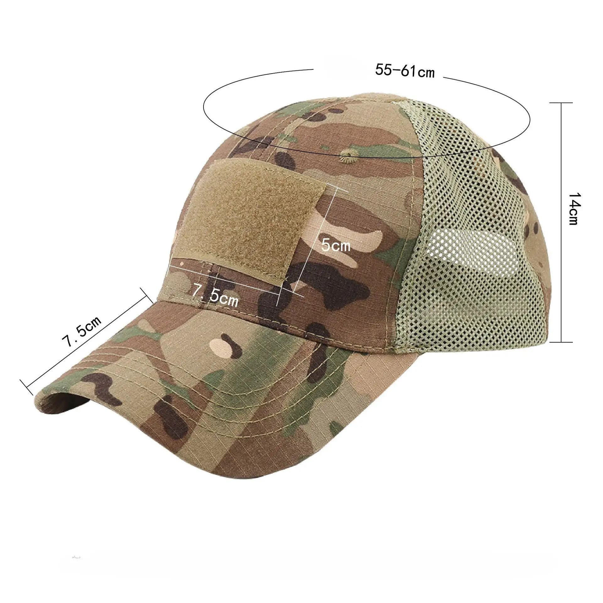 Casquette chasse pêche camouflage breathable tactique outdoor été homme randonnée