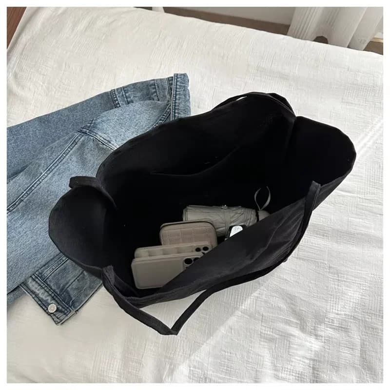 Sac tote éco-responsable HOMEFISH - Grand format réutilisable pour courses et voyages quotidiens