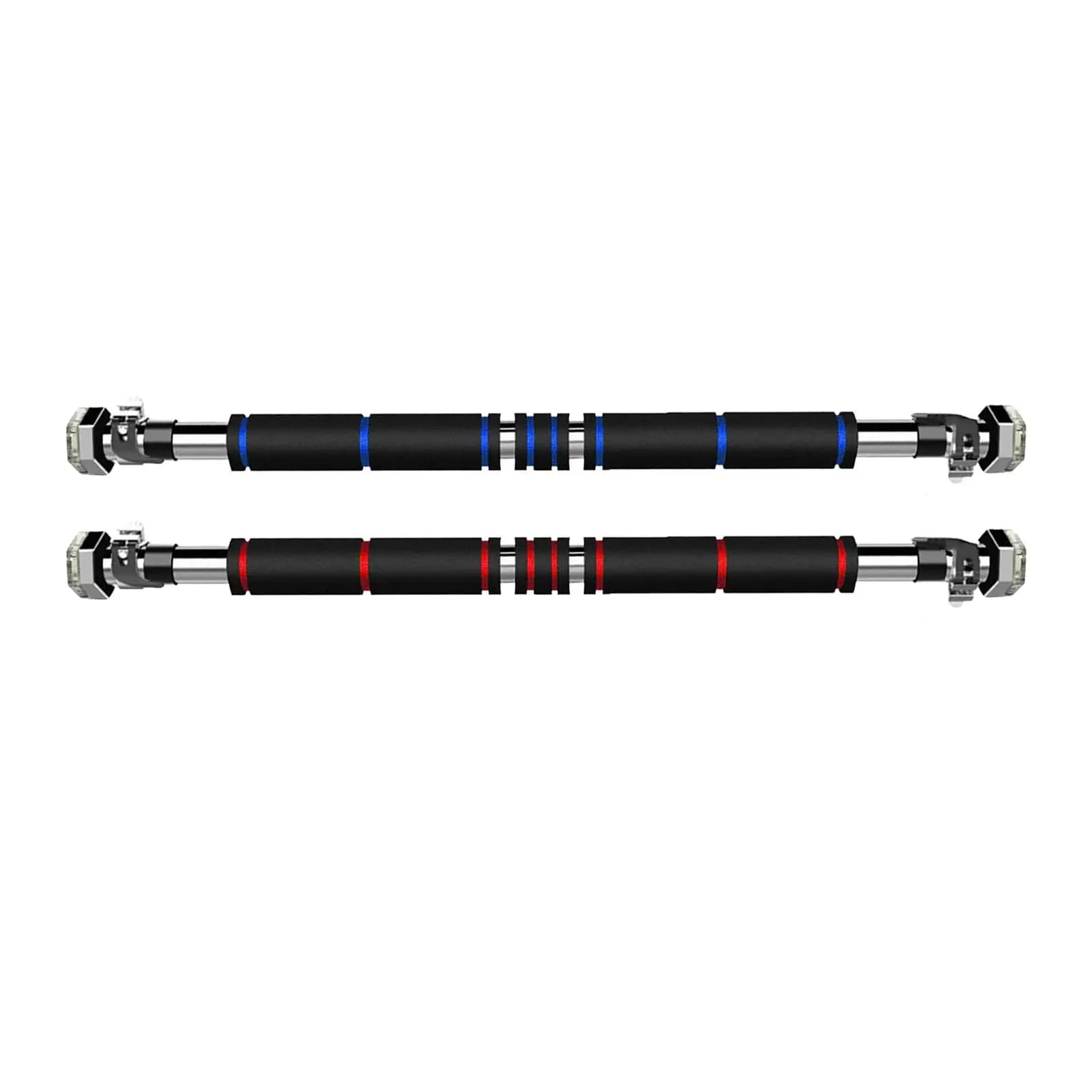 Barre de traction porte ajustable longueur 80-130 cm - Barre horizontale télescopique musculation maison
