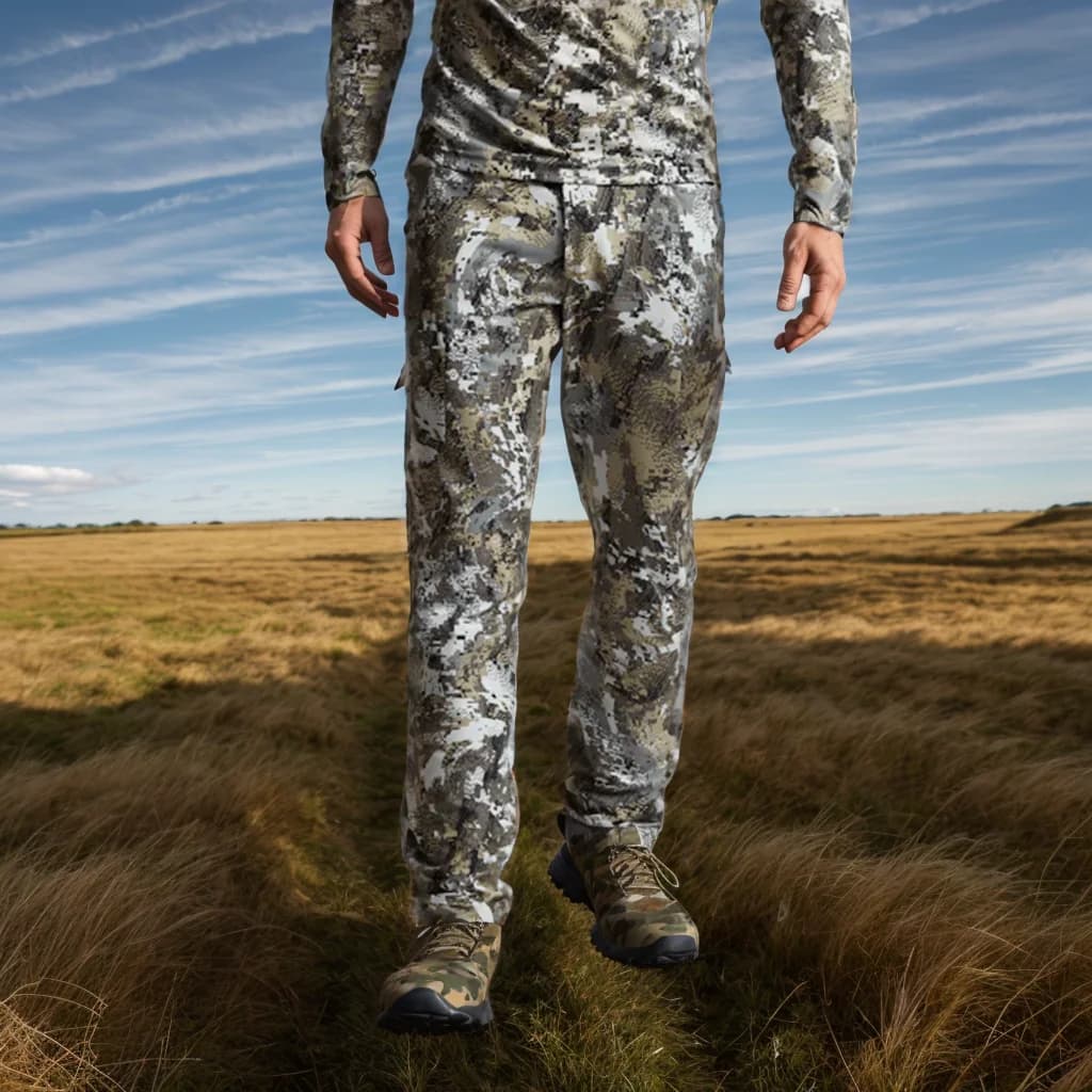 Pantalon traversée séchage rapide élastique 4 côtés - Pêche, camouflage outdoor, chasse léger