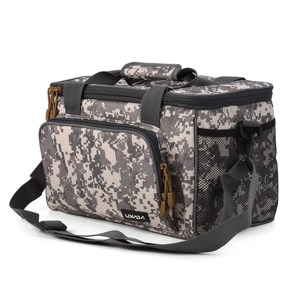 Sac épaule pêche homme Lixada rangement leurres - Accessoire matériel pêche sac à dos