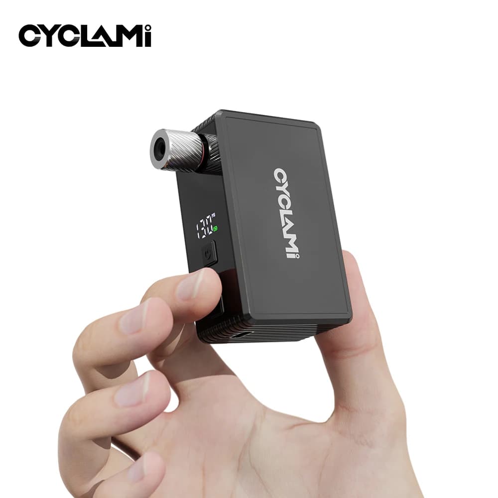 Pompe électrique automatique CYCLAMI AM6 Pro mini pour VTT et vélo de route - Accessoire pêche mobile