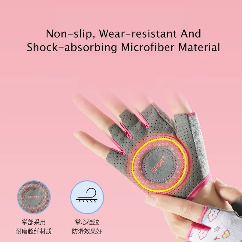 Gants doigts libres enfants pêche vélo protection anti-usure garçon fille sport extérieur