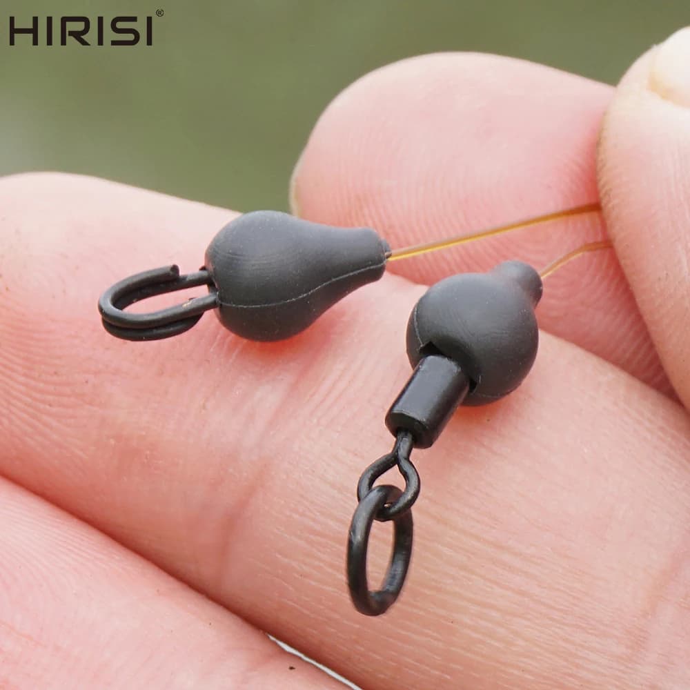 Perles Chod Hirisi 0.42g avec Swivel pour montage Hair Rig - Accessoires pêche carpe AG211