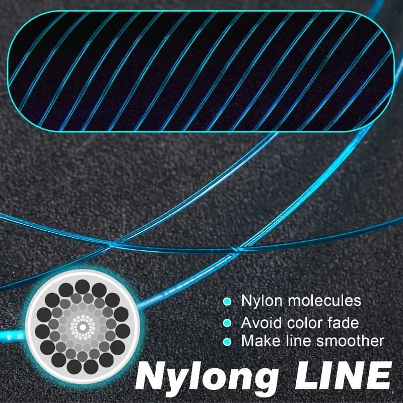 Ligne de pêche Sougayilang Nylon 100m-500m Monofilament Japonais ultra-résistant pour eau douce et salée