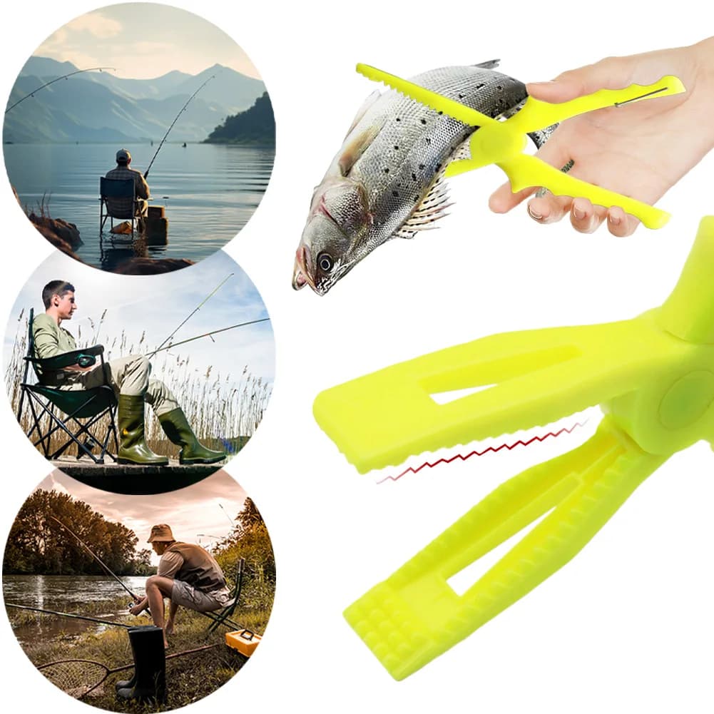 Pince flottante à grip ergonomique avec poignée verrouillable - Accessoire pêche léger et portable