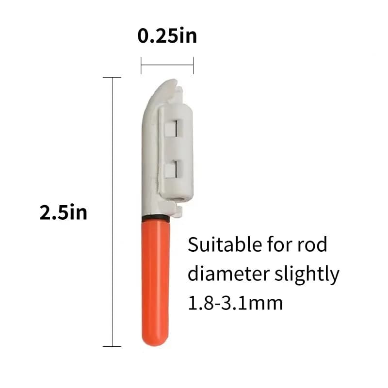 Lampe LED étanche pour canne à pêche avec flotteur amovible et pile utile pour la pêche de nuit
