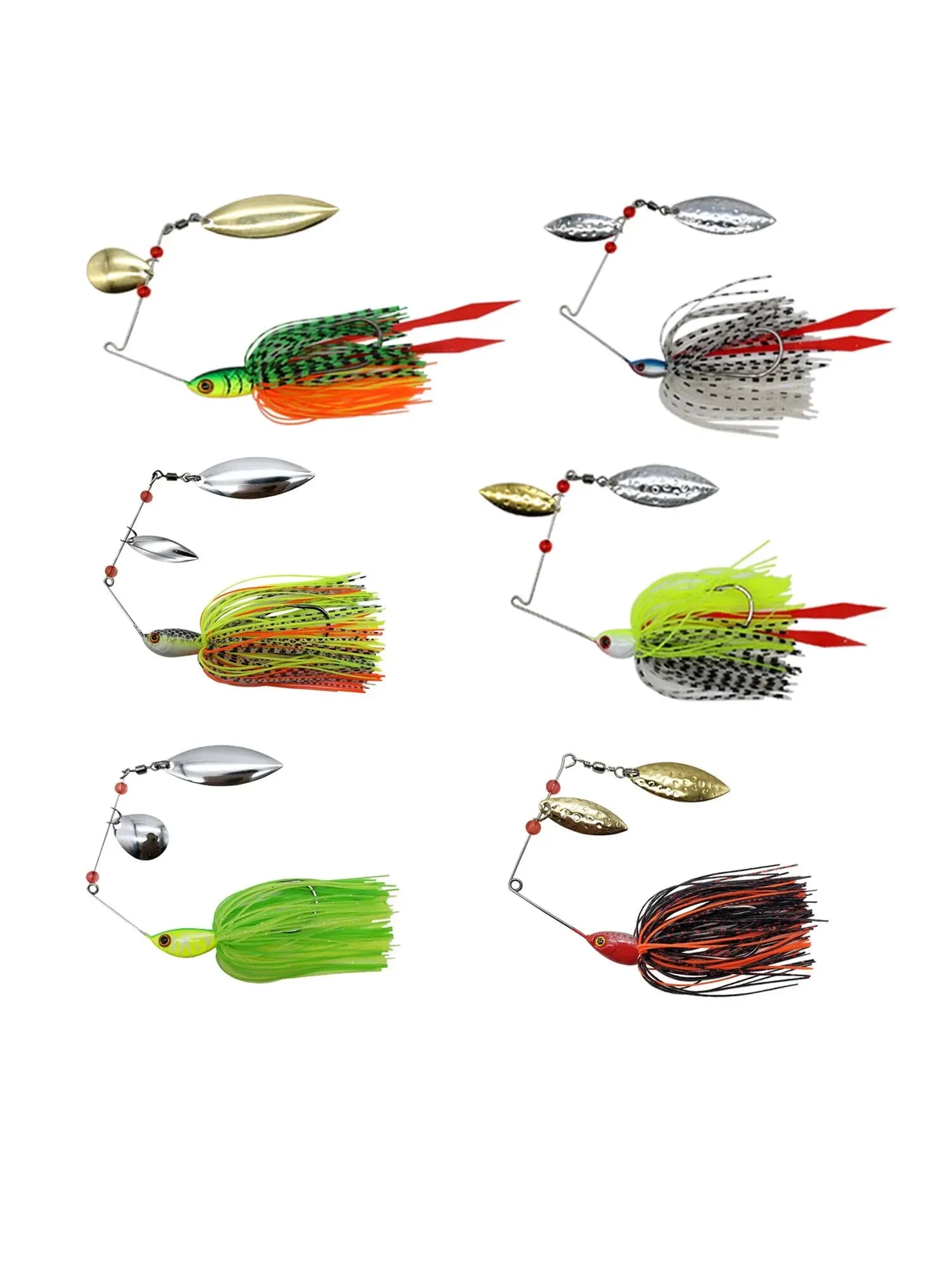 Leurre Spinner Bait Chatterbait 16G-21G pour pêche du black bass - Kit complet wobblers