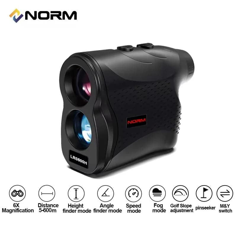 Télémètre laser NORM 5-500m multifonction pour pêche outdoor et relevés techniques