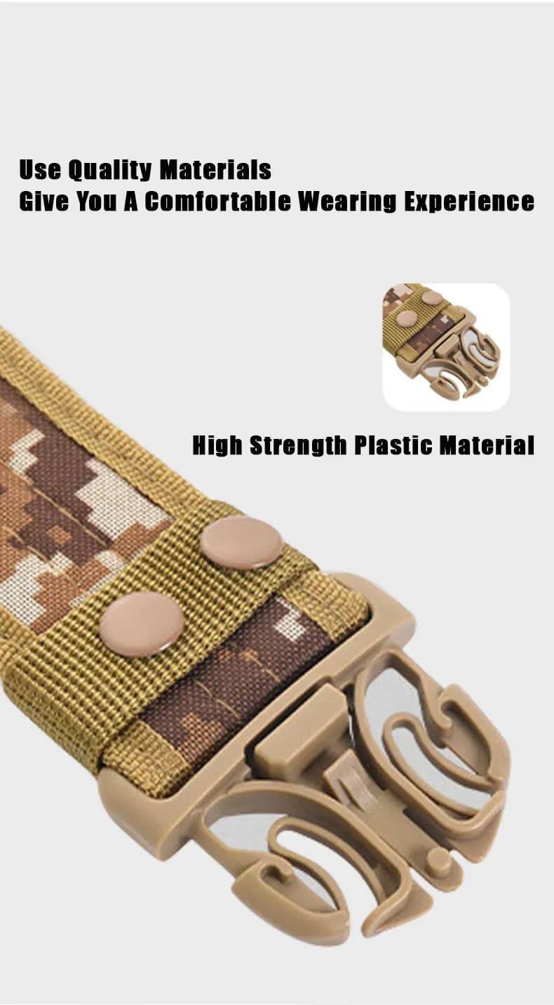 Ceinture tactique rapide camouflage nylon large pêche randonnée travail montagne homme nouveau style