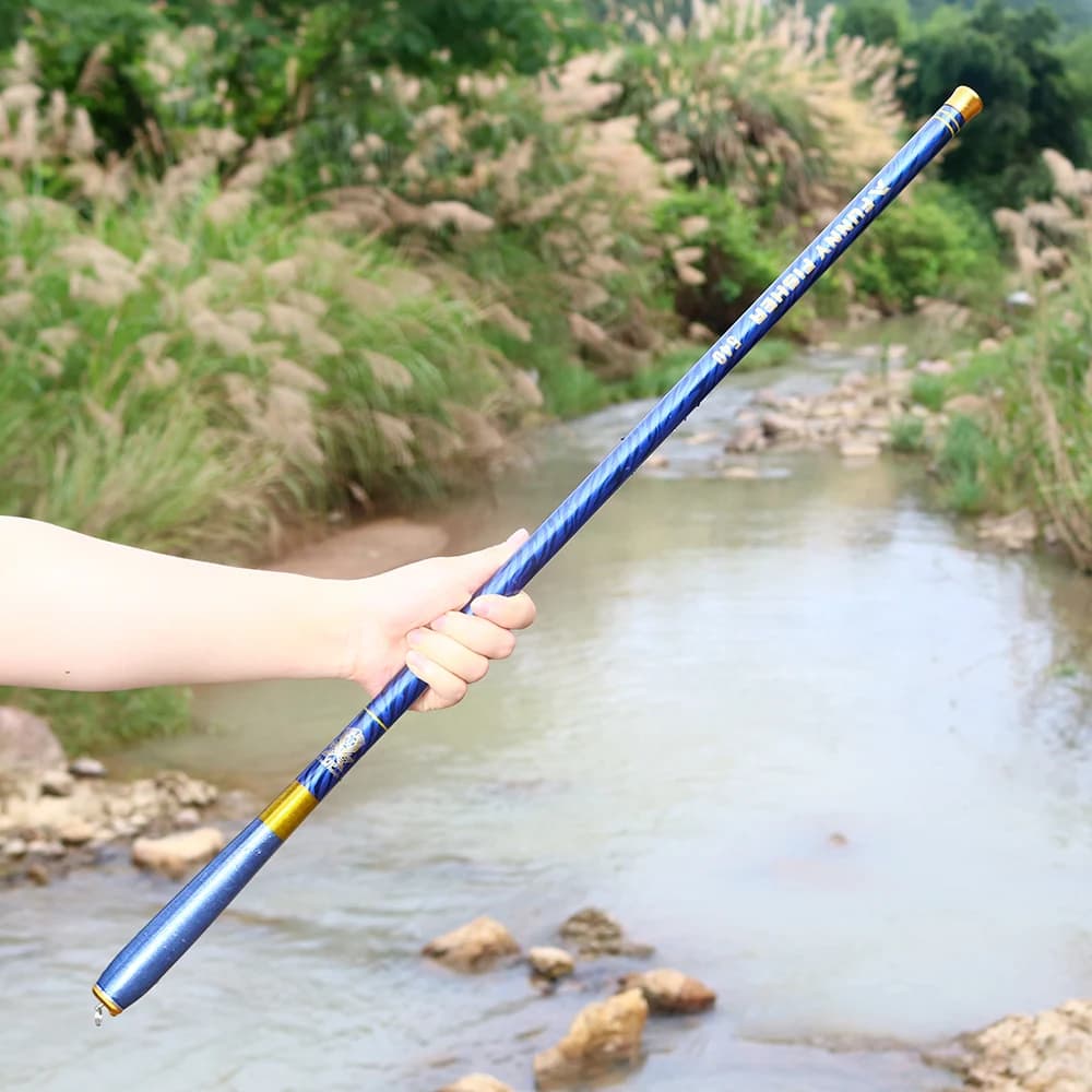 Canne télescopique JOSBY carbone ultralégère 3.6-7.2m pour pêche à la carpe et au feeder