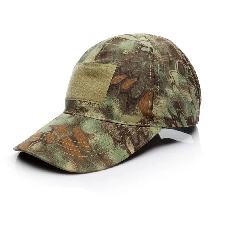 Casquette tactique camouflage pêche paintball - Snapback ajustable activités outdoor randonnée