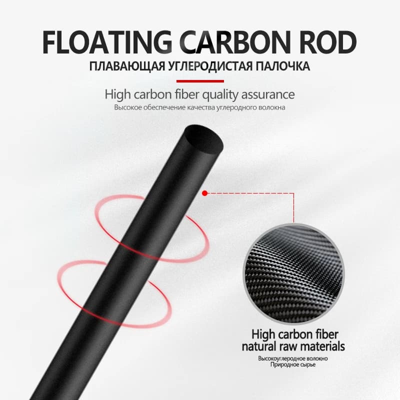 10 flotteurs pêche en fibre de carbone DIY avec tube et excellente concentricité pour la confection de lignes