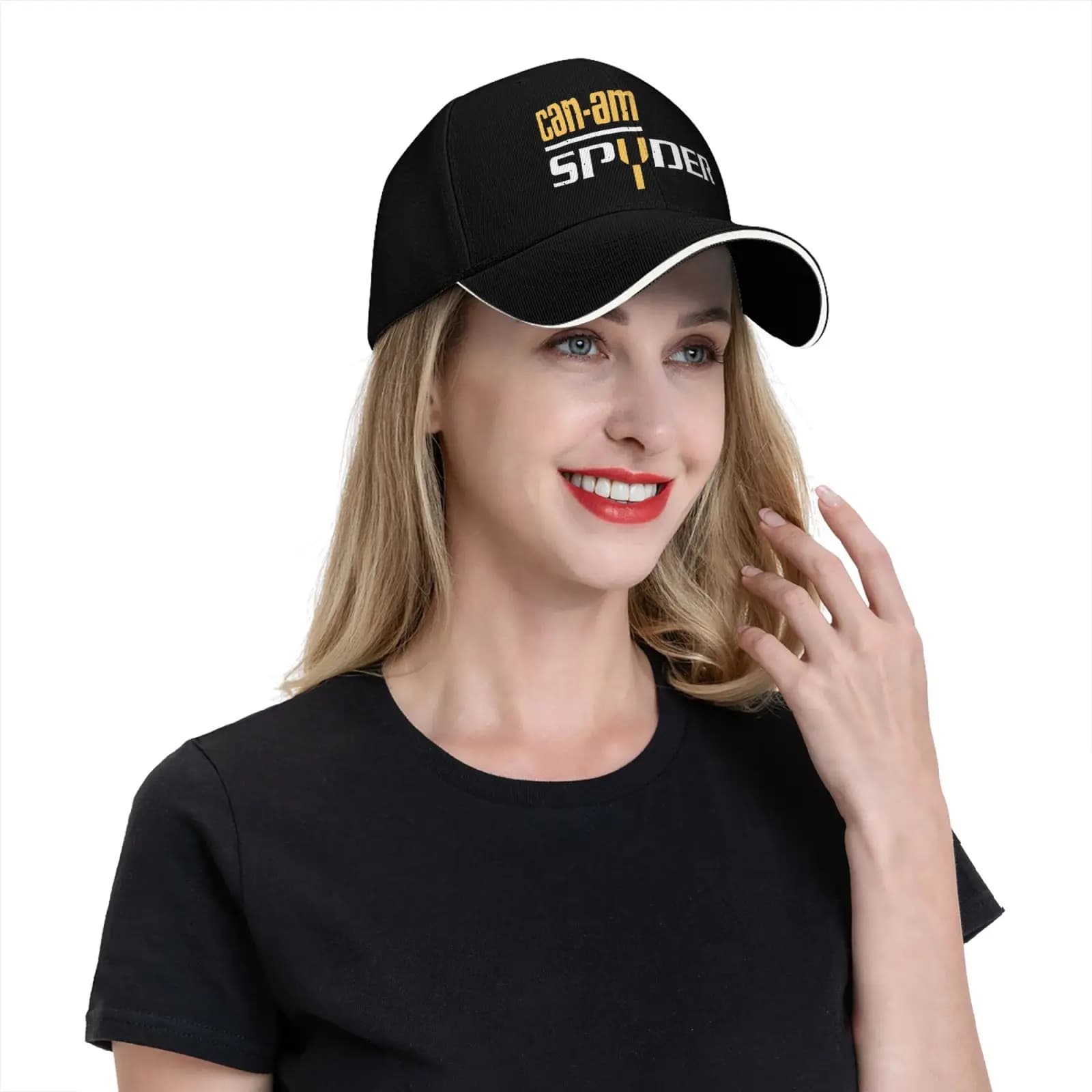 Casquette snapback Can Am Spyder humoristique pour chasse - Modèle rétro été ajustable