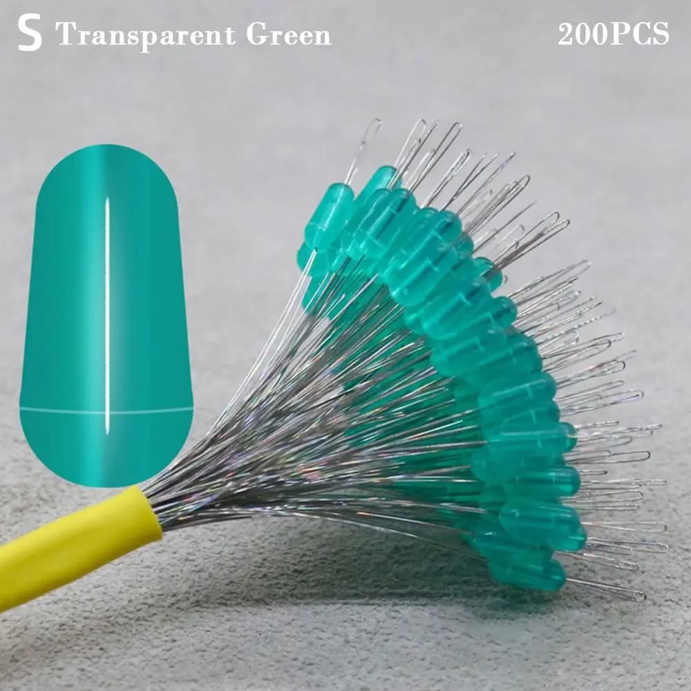 100 pièces stop float colorés en caoutchouc souple - accessoire pêche stoppers ovales pour ligne