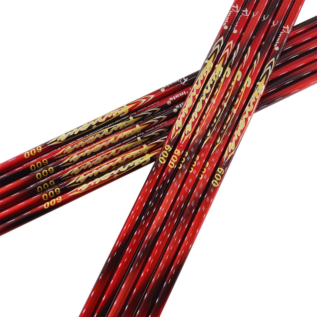 Fûts flèche carbone ID6.2mm 32 pouces rose spine 400/500/600 kit DIY pêche à l'arc chasse