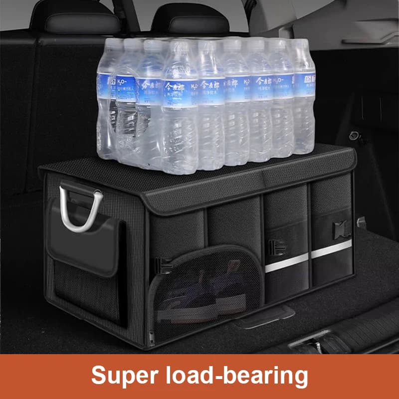 Coffre de rangement pliable 110L étanche oxford - Organisateur voiture camping pêche transport facile