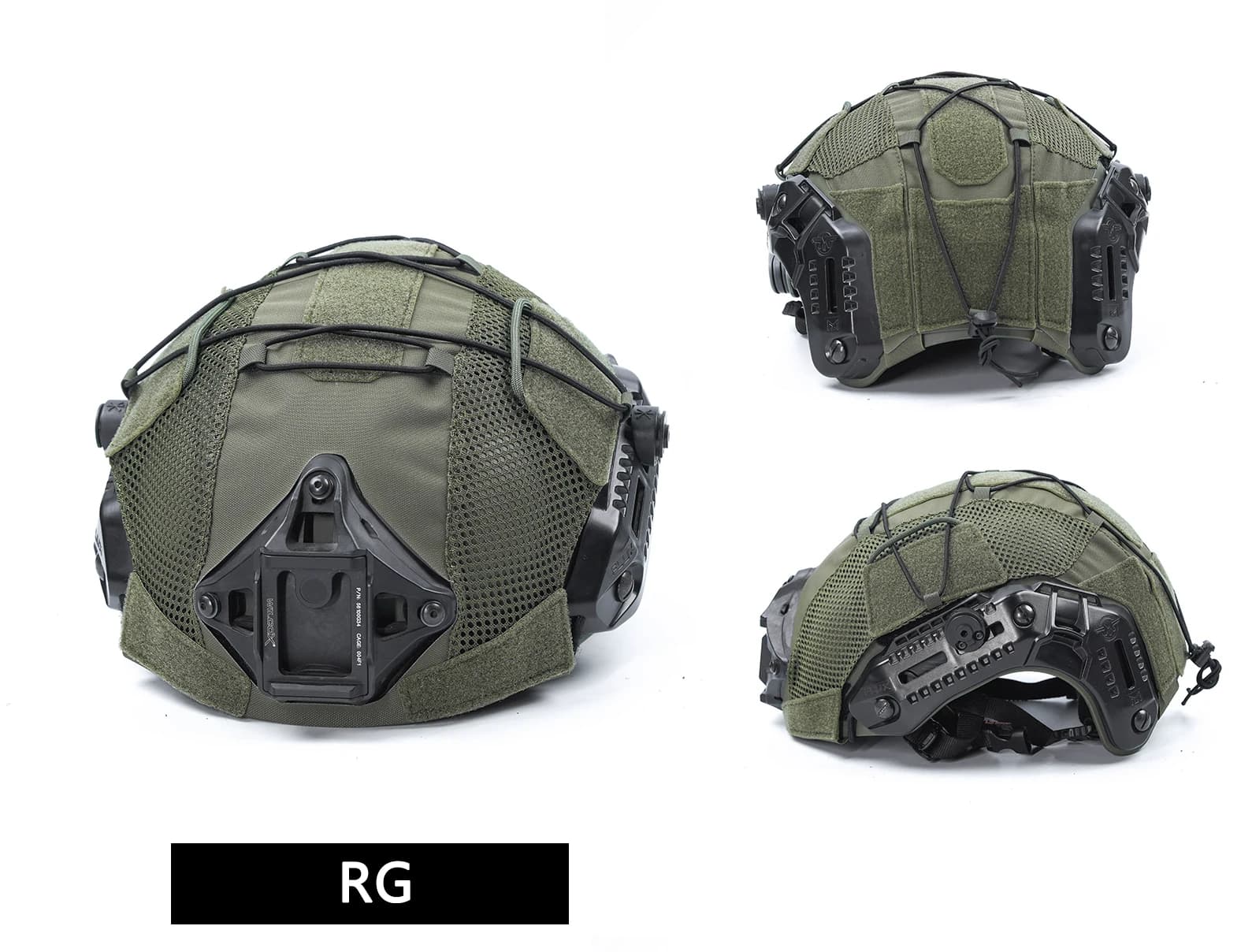 Housse filet Mtek pour casque - Protection aérée contre insectes pour pêche en étang et marais