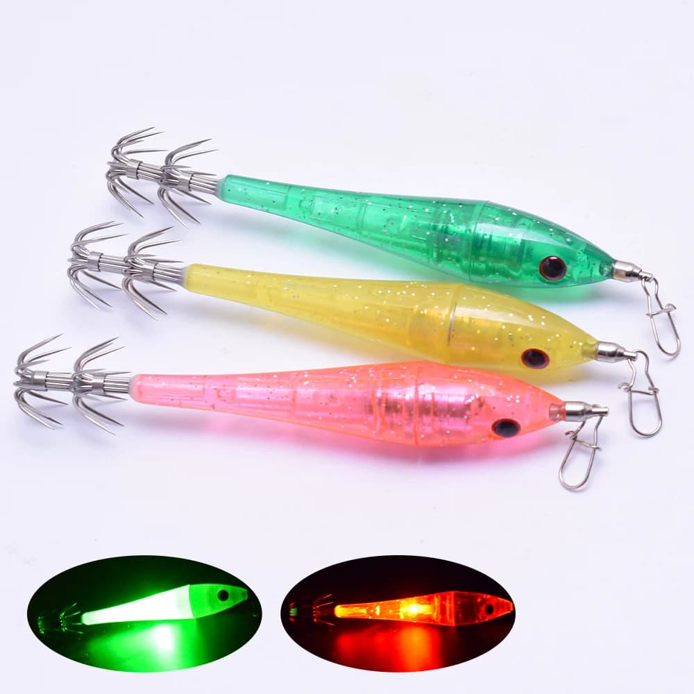 Lampe pêche sous-marine Yahai - Éclairage nocturne appât lumineux sans pile pour attirer les poissons