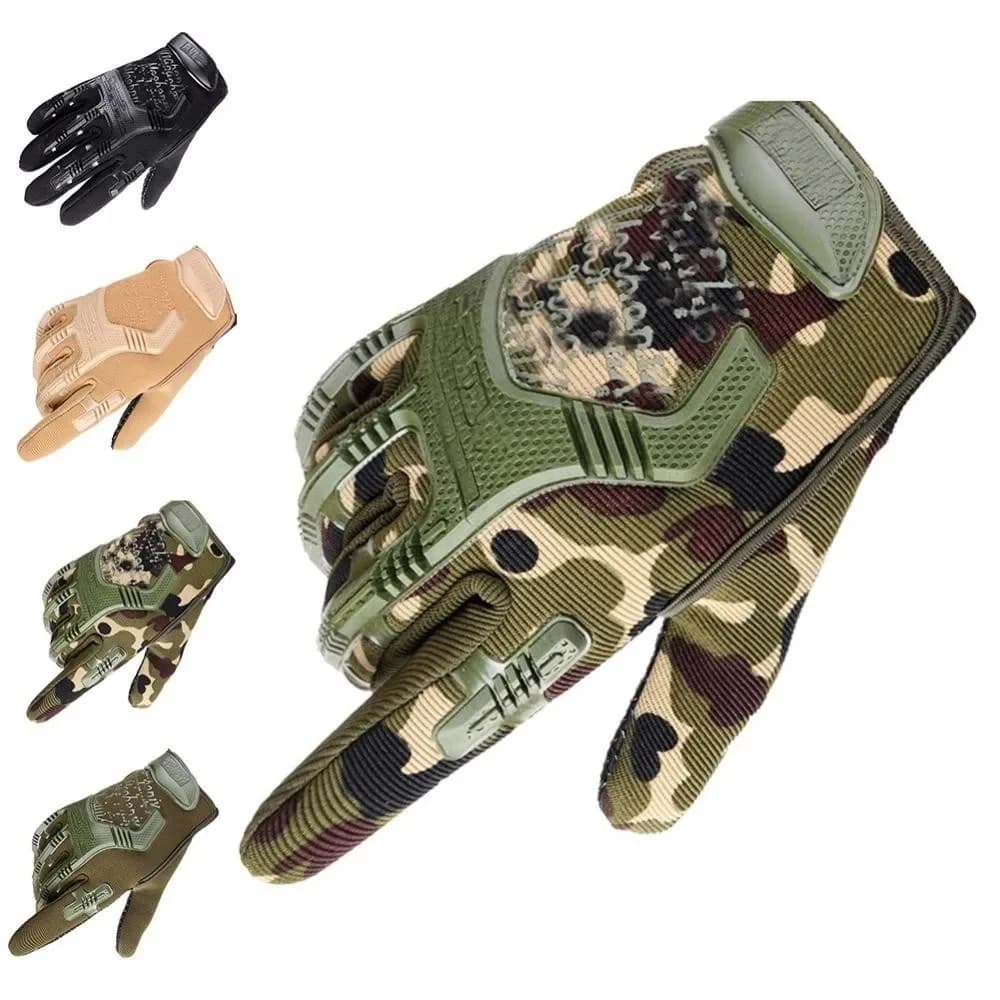 Gants tactiques demi-doigts paintball pêche airsoft vélo protection anti-dérapants hommes