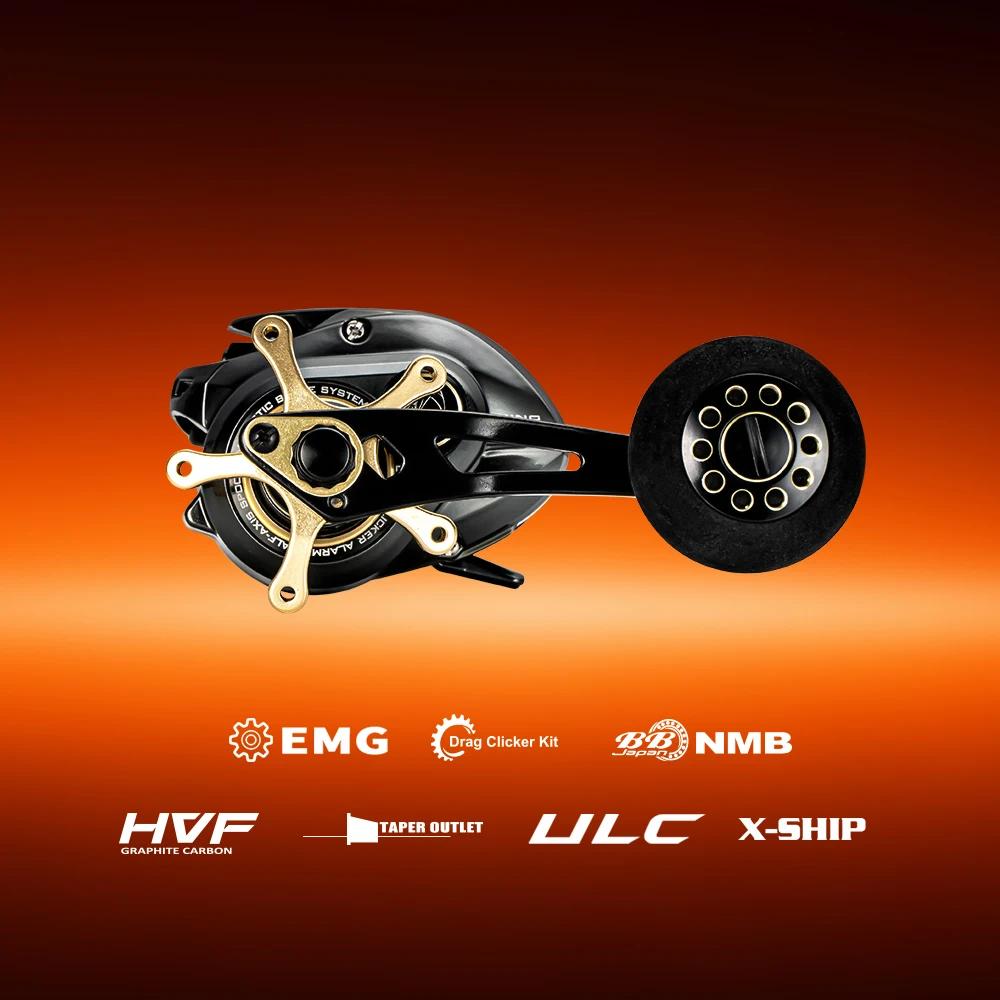 SOLOKING GKA300 Baitcasting Reel Sea Fishing Power Handle 9.5KG Drag Force 6.4 G
