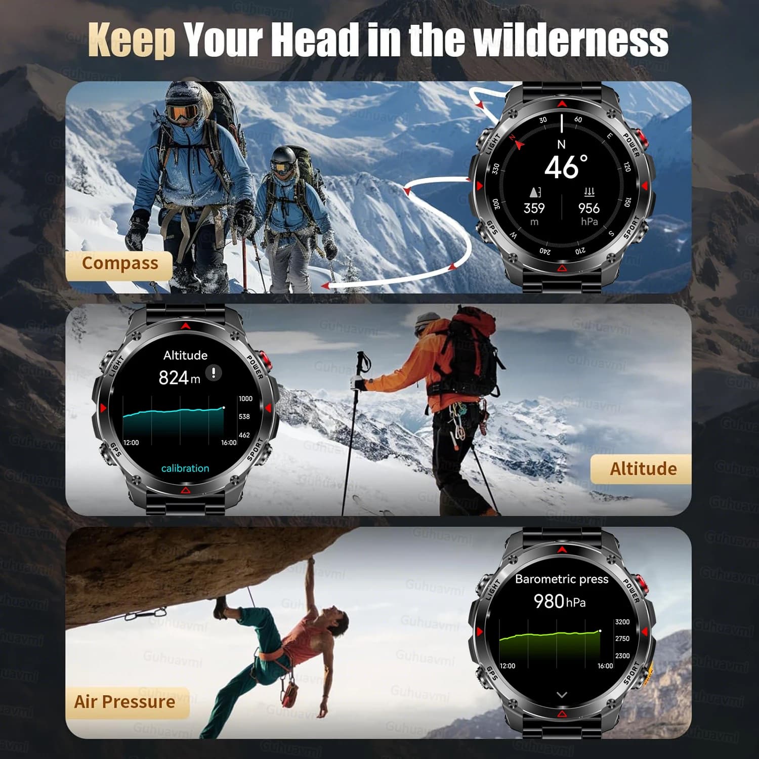 Montre Forerunner 570 GPS écran AMOLED étanche 3ATM boussole altimètre lampe sport smartwatch homme