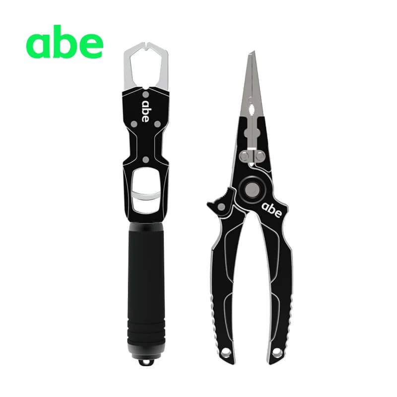 Pince pêche aluminium ABE 26kg - Gripper multi-fonctions coupe-ligne et dégorgeoir