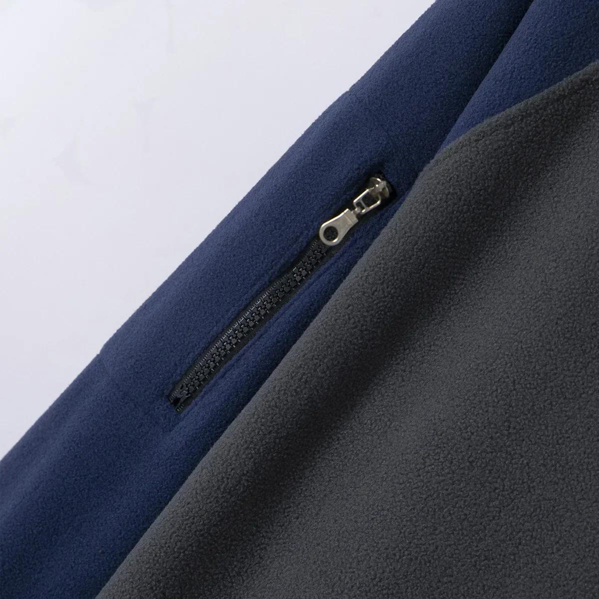 Nouvelle veste tactique mi-zippée 2024 pour pêche hivernale - Pull polaire homme chasse outdoor