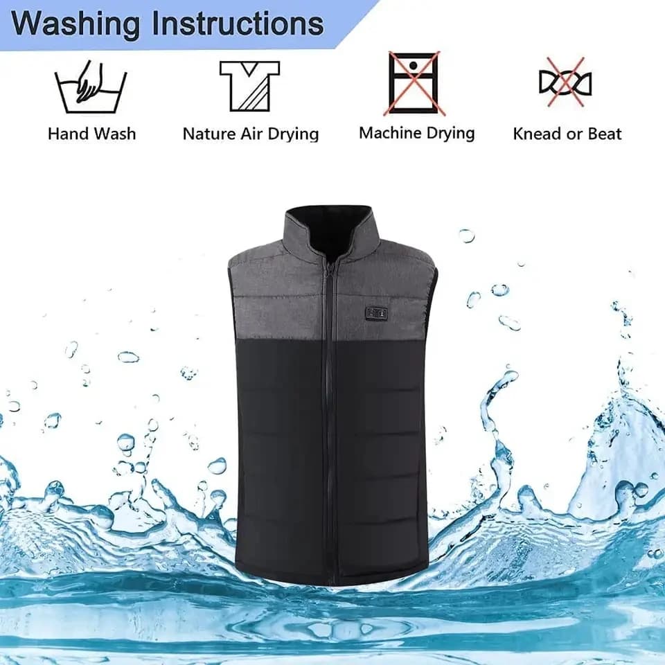 Veste chauffante femme 21 zones chauffantes - Vêtement thermique outdoor flexible - Randonnée pêche hiver