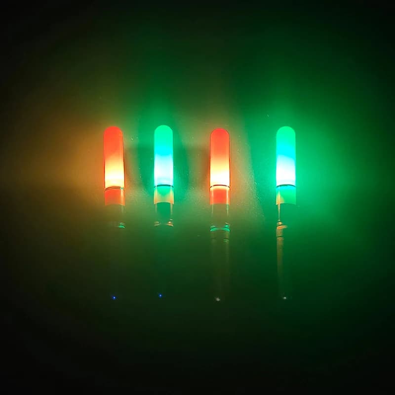 Flotteur lumineux LED pour pêche de nuit avec pile électrique et lumière intégrée