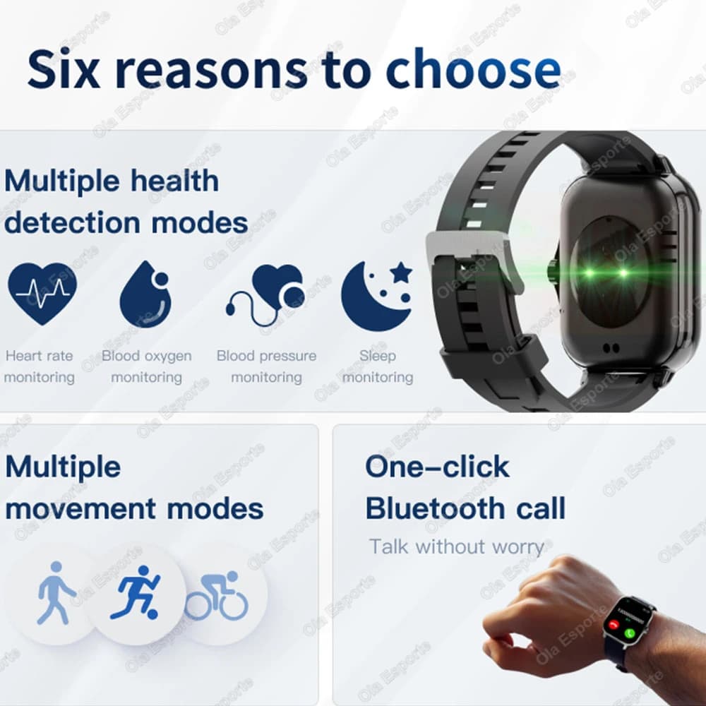 Smartwatch sport outdoor 2025 étanche - Appels sans fil et changement de fond d'écran personnalisable