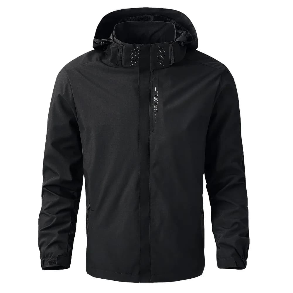 Veste pêche imperméable avec capuche - Vêtement technique pour pêche en conditions humides