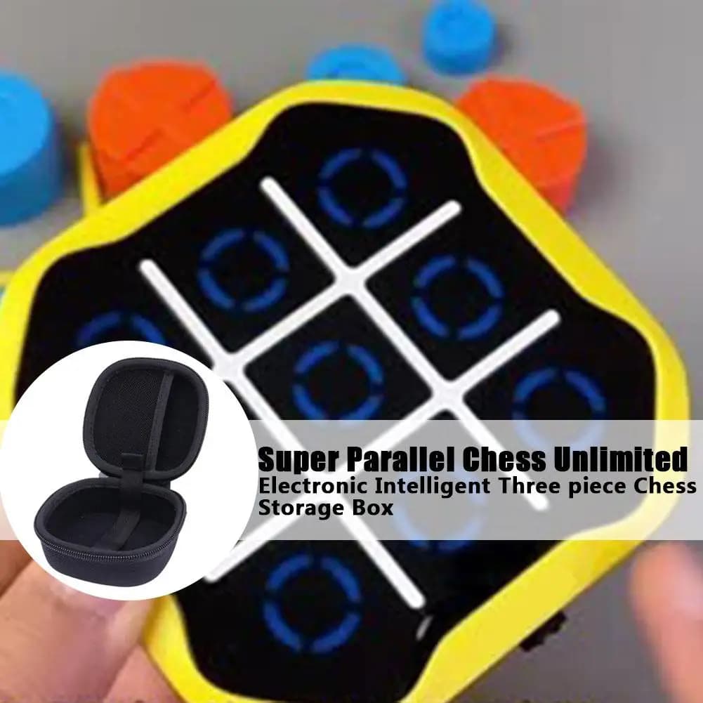 Étui rigide EVA pour GiiKER Tic Tac Toe Bolt - Protection et rangement pour console de puzzle électronique