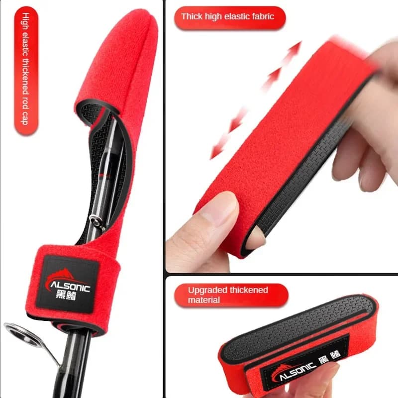 Manchon protecteur élastique pour canne à pêche leurre - Design aquarium haute protection