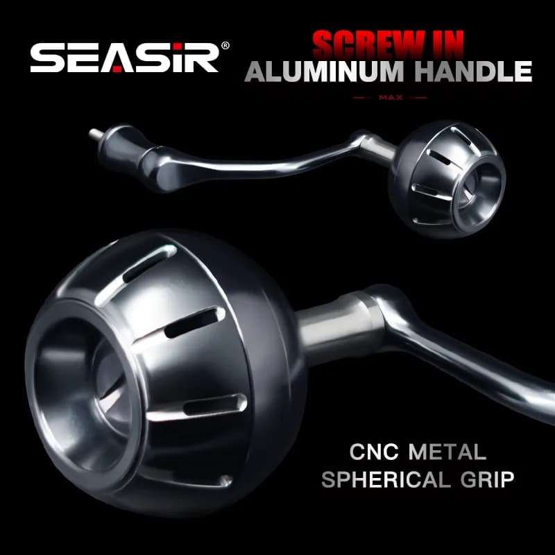 Moulinet de pêche spinning SeaSir CONTRA MAX 3000-8000, corps aluminium, ratio 5.1:1/5.7:1, pour pêche en mer et eau salée