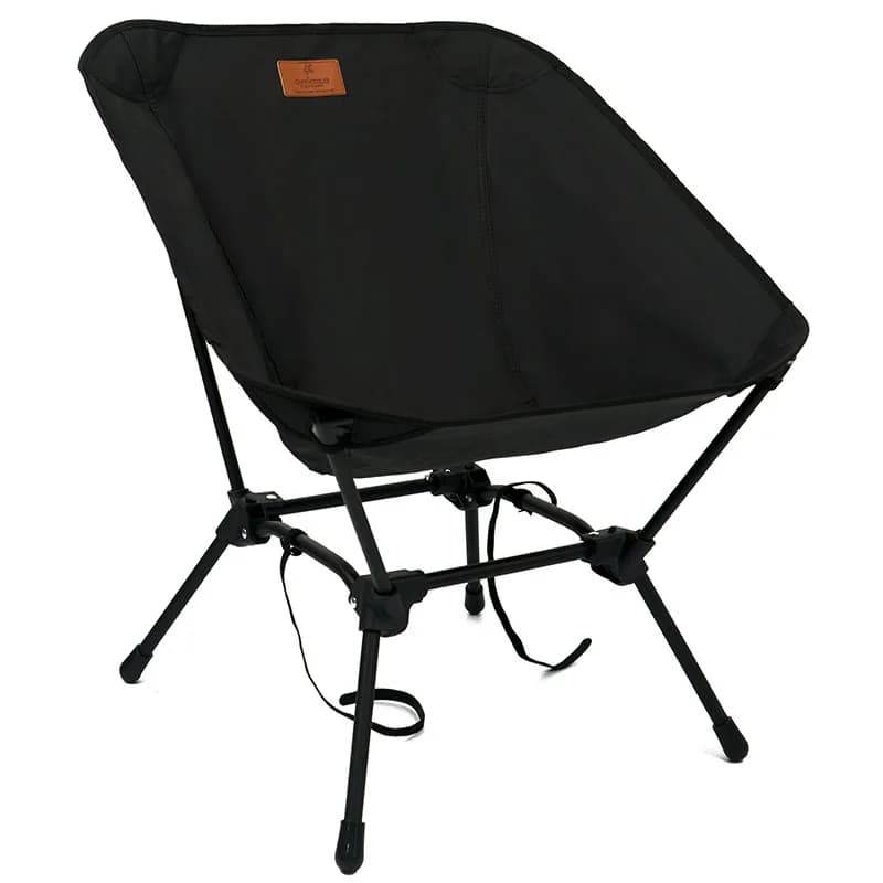Chaise lune portante 120KG stable 4-pieds pliable - Tabouret pêche plage camping randonnée ultra-léger