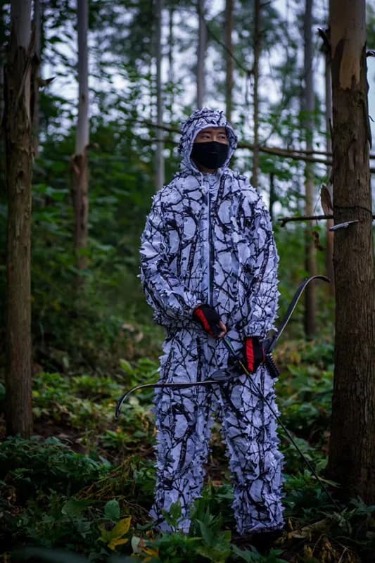 Combinaison neige feuille camouflage russe hiver ghille premium survie forêt arctique pêche glace