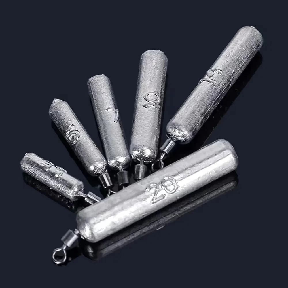 Moule à plombs de pêche mer et rivière 15 pièces, poids 3.5g à 20g, kit plombs