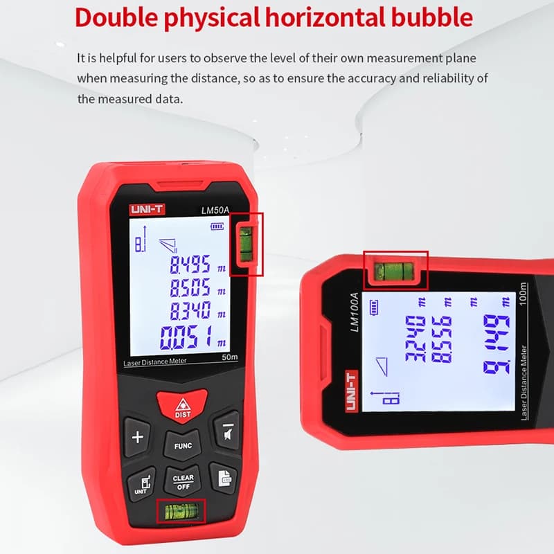 Télémètre laser UNI-T LM série - Mesure distance numérique précise 50 à 120 mètres pour pêche
