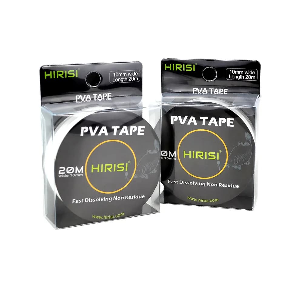 Ruban PVA 10mm x 20m soluble pour pêche à la carpe avec film hydro-soluble