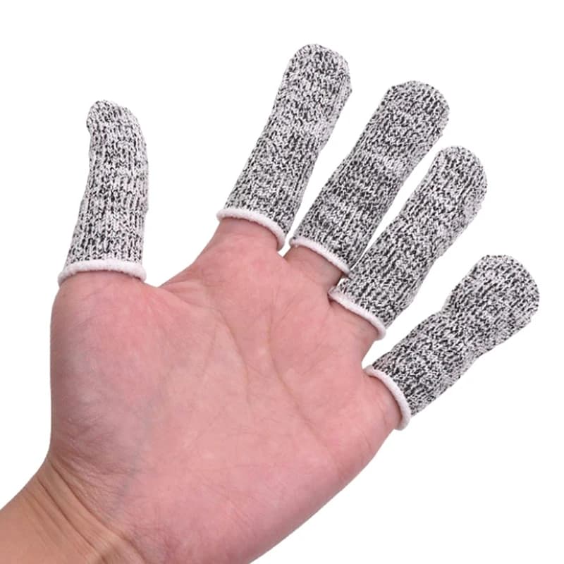 10 doigtiers protecteurs anti-coupures pour travaux manuels bricolage DIY et protection des doigts