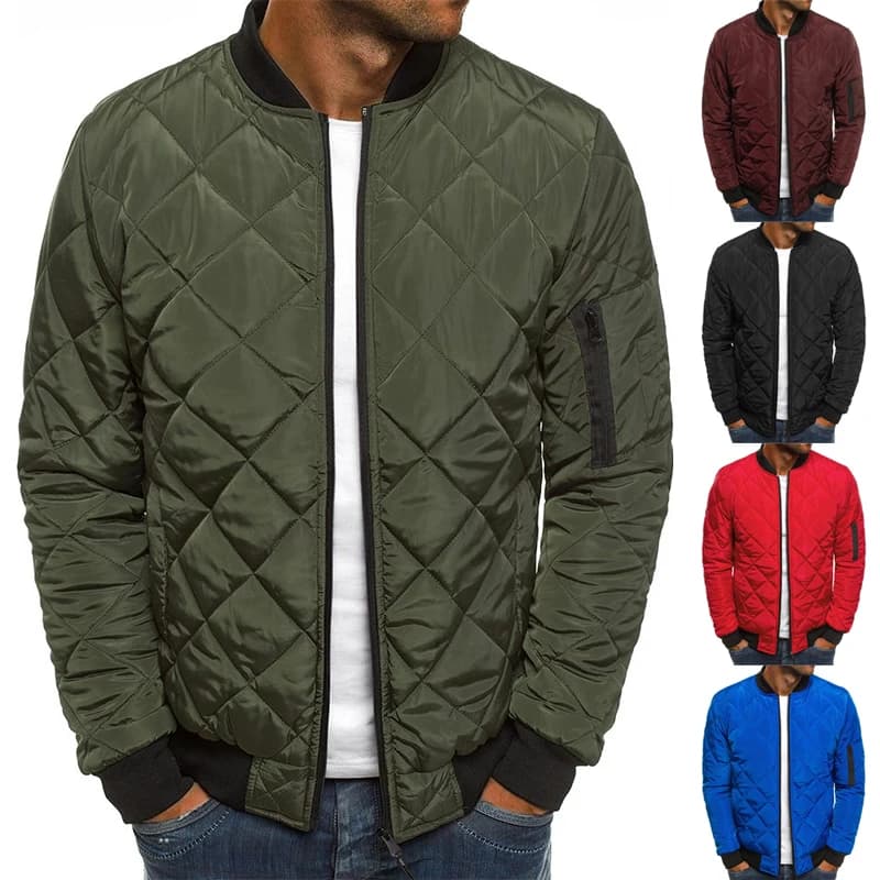 Veste baseball homme pêche hiver col mesh pressé légère vintage vol casual pêche outdoor