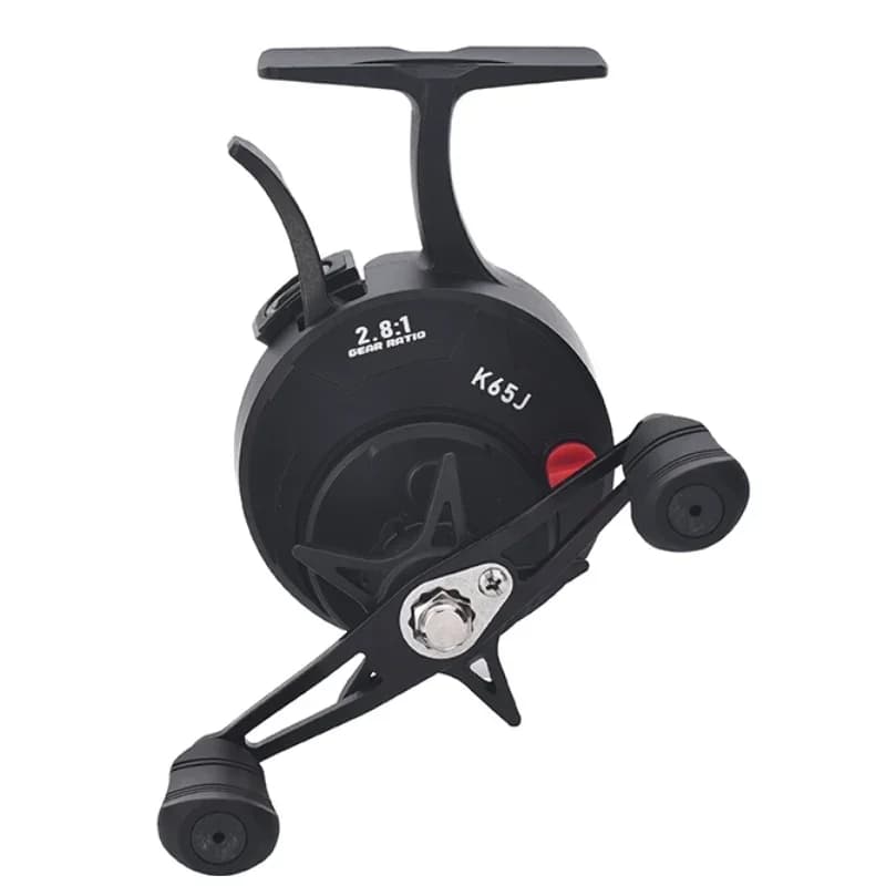 Moulinet pour pêche sur glace Lizard Free runner avec bobine EVA interchangeable métal ou plastique