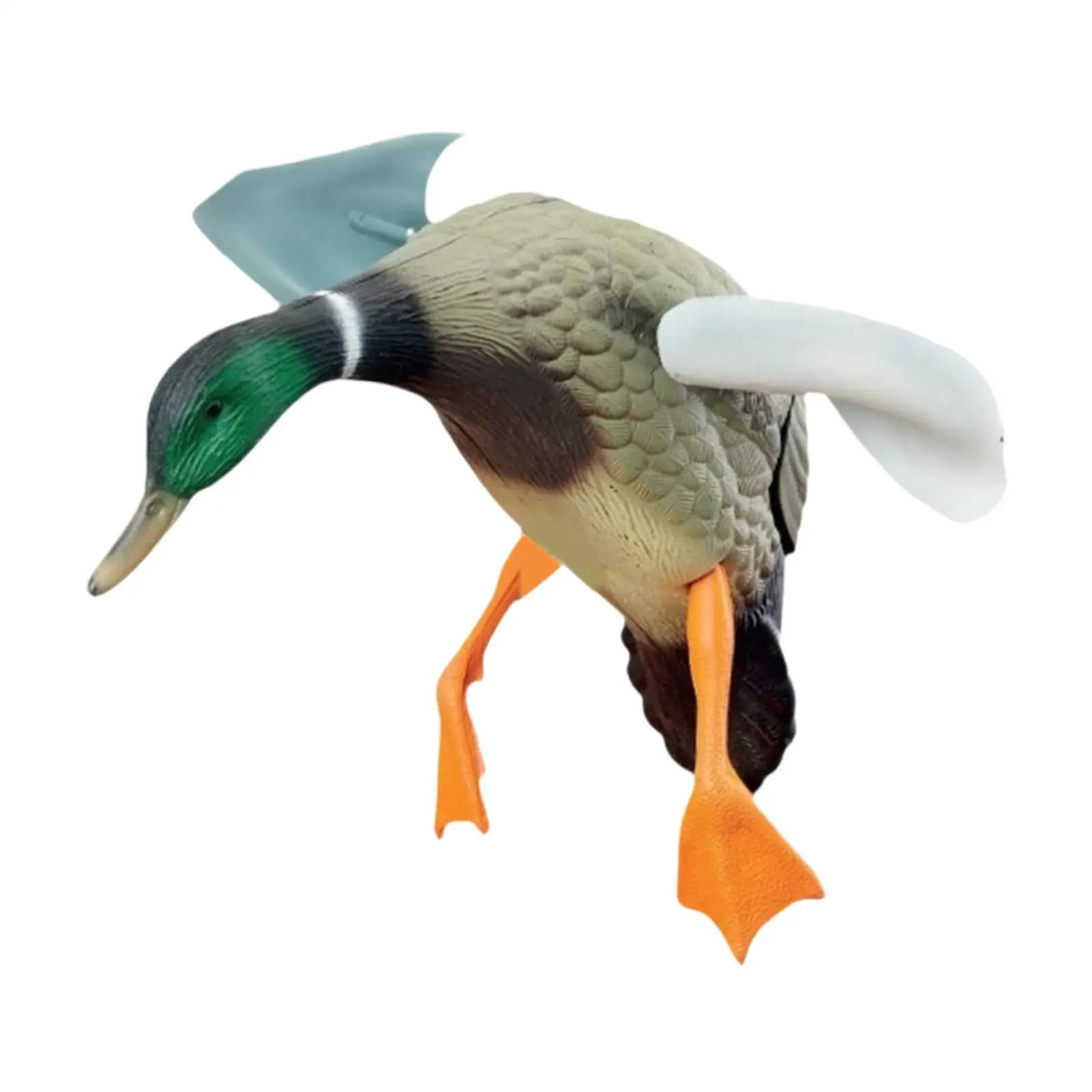 Leurre canard colvert rotatif à vent - Modèle plastique réaliste pour chasse et décoration extérieure