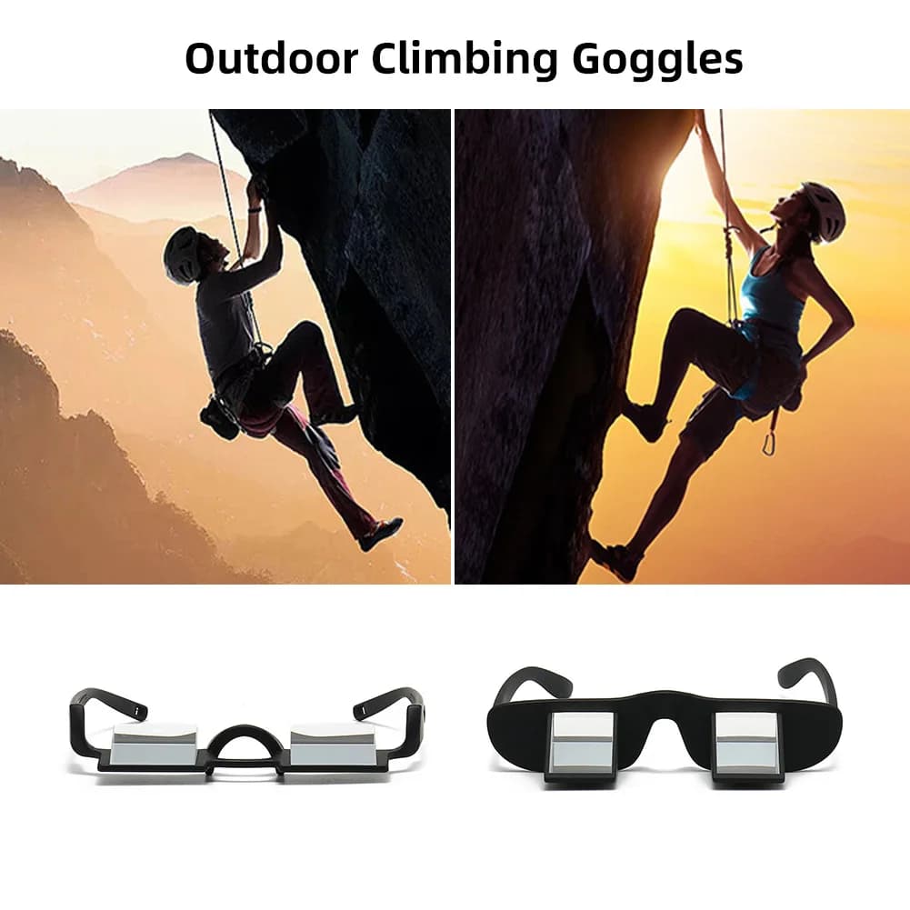 Lunettes d'assurage pêche escalade rocheuse transparentes poids léger optique réfraction confort belay