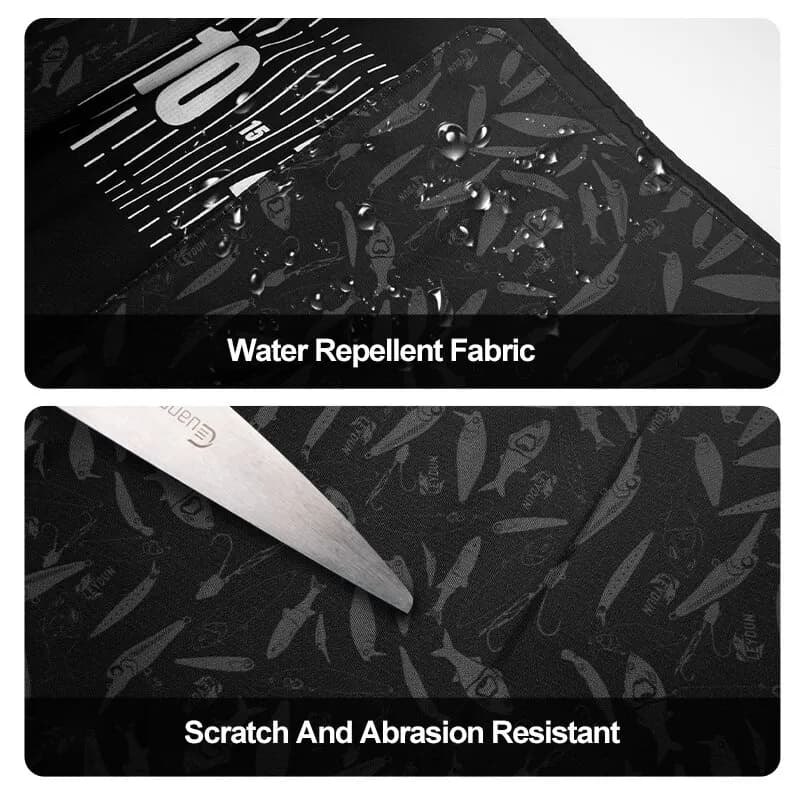 Tapis mesure poissons LEYDUN 125cm avec échelle graduée et base genoux rembourrée pour pêche précise