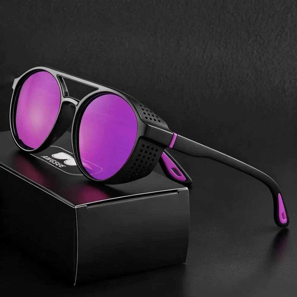 Lunettes de pêche polarisées Steampunk pour homme et femme - Protection UV et vision claire