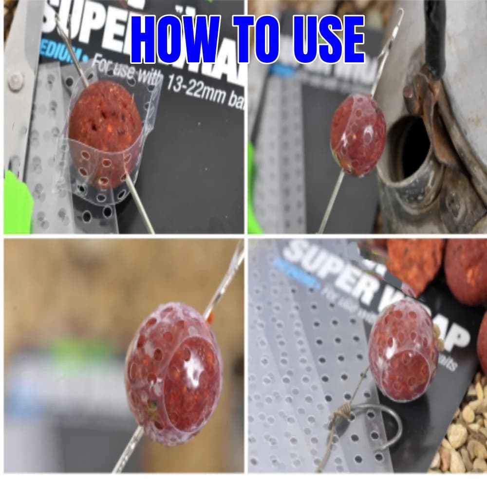 10 protecteurs appâts pêche carpe tube thermorétractable perforé 3 tailles accessoires montages