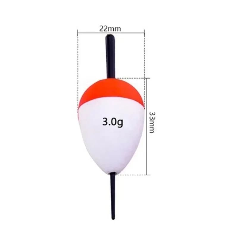 Lot de 5 flotteurs de pêche EVA 1g 2g 3g 5g, bâton mer et bouée pour